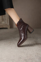 Square Head V Notch Heels