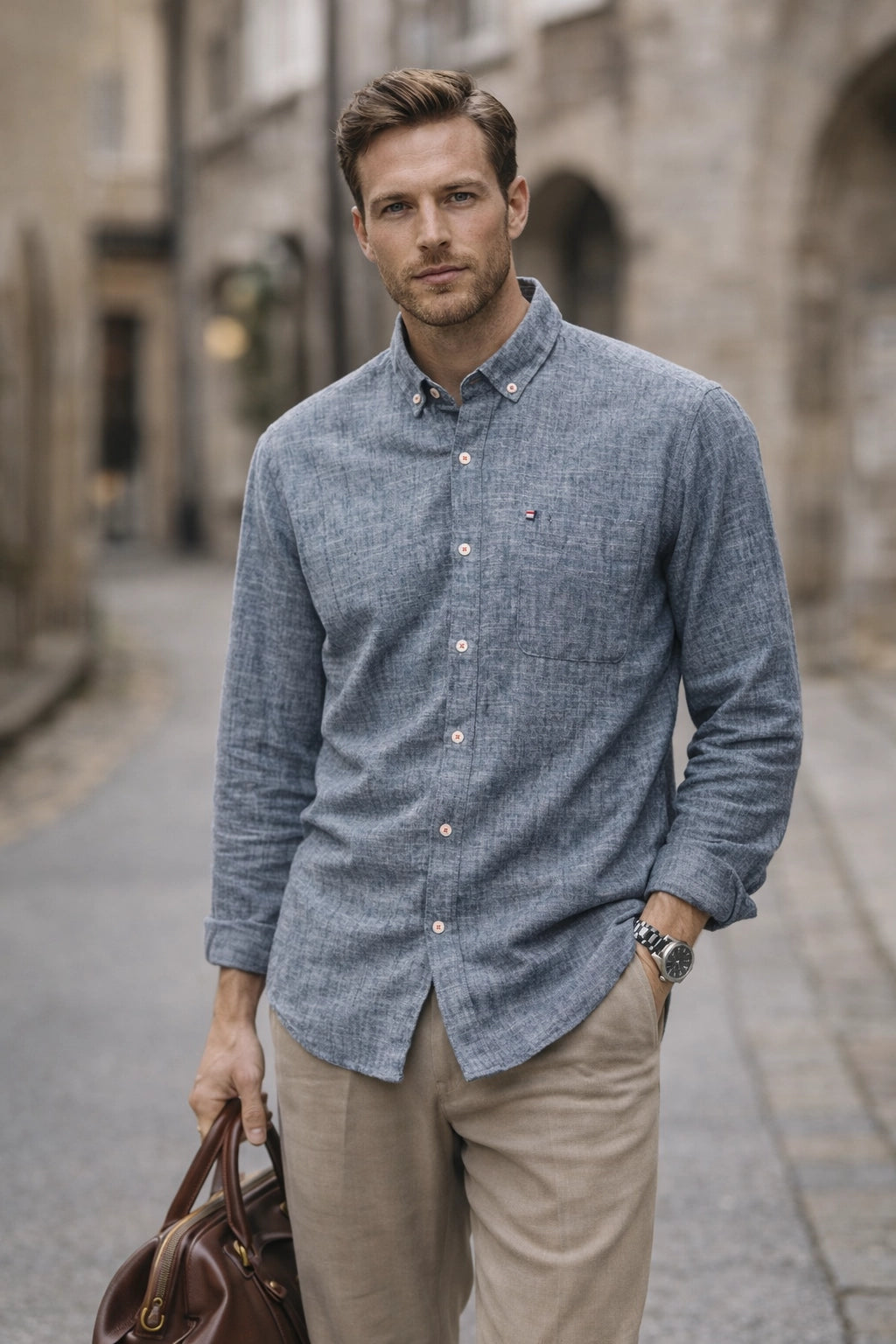 Bristol Cotton Tailored Shirt