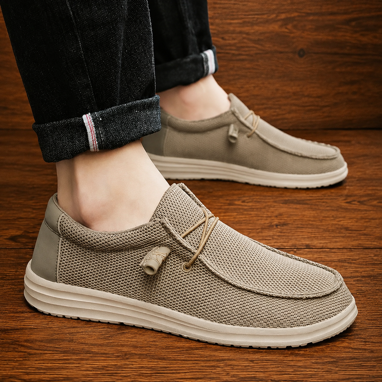 Men's Slip-On Canvas Loafers