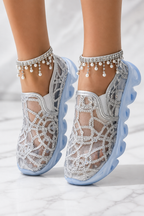 Women’s Mesh Sequined Sneakers