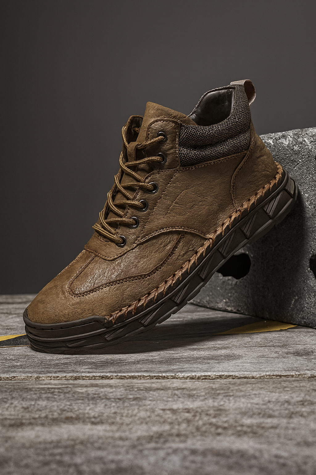 Rugged Ankle Boots