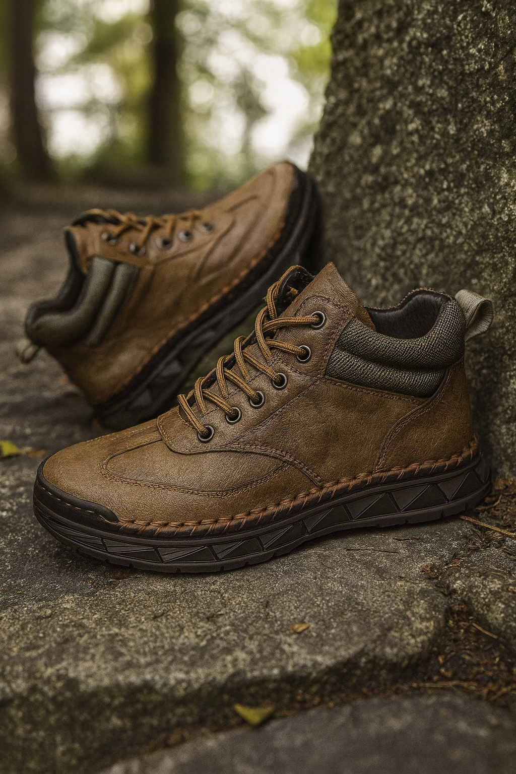 Rugged Ankle Boots
