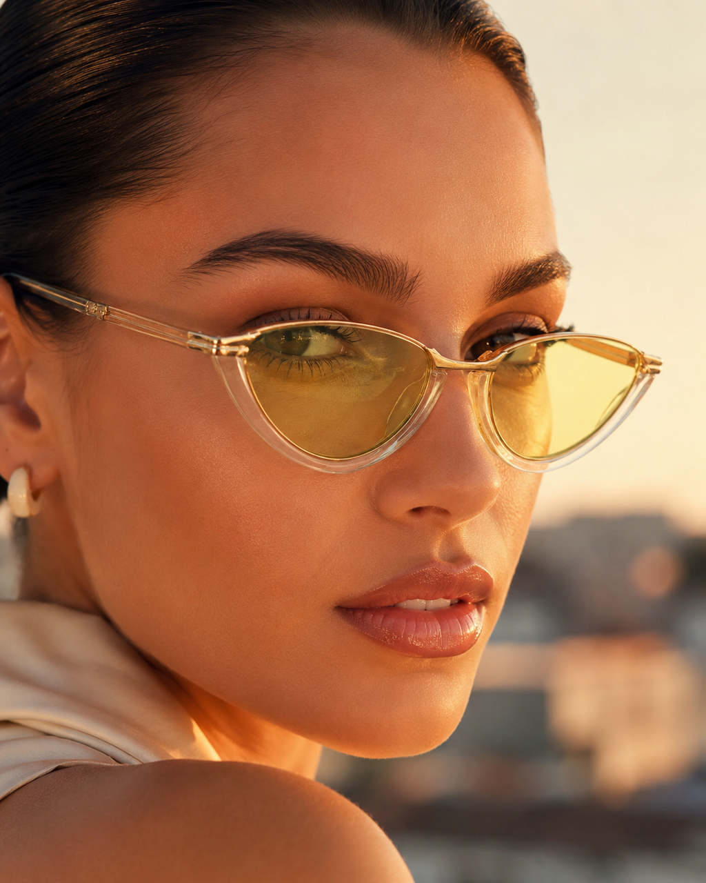 Retro Cat Eye UV400 Sunglasses
