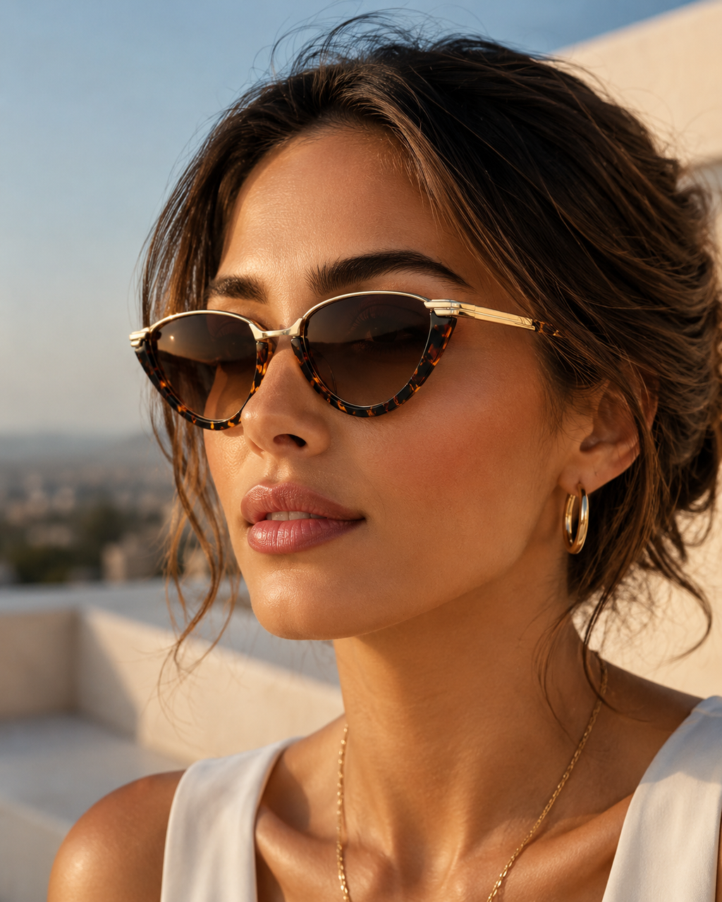 Retro Cat Eye UV400 Sunglasses