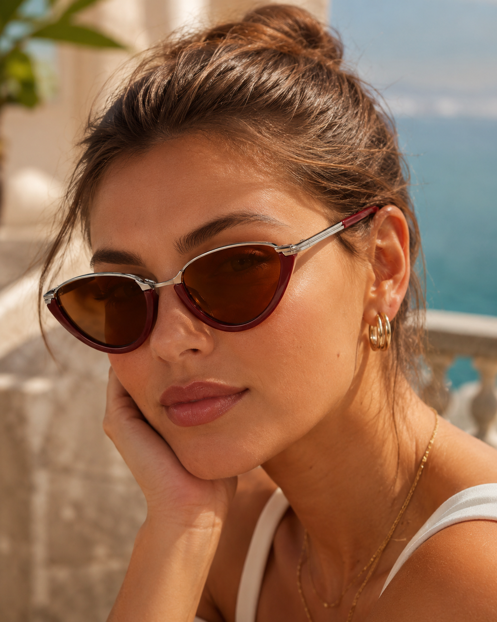 Retro Cat Eye UV400 Sunglasses