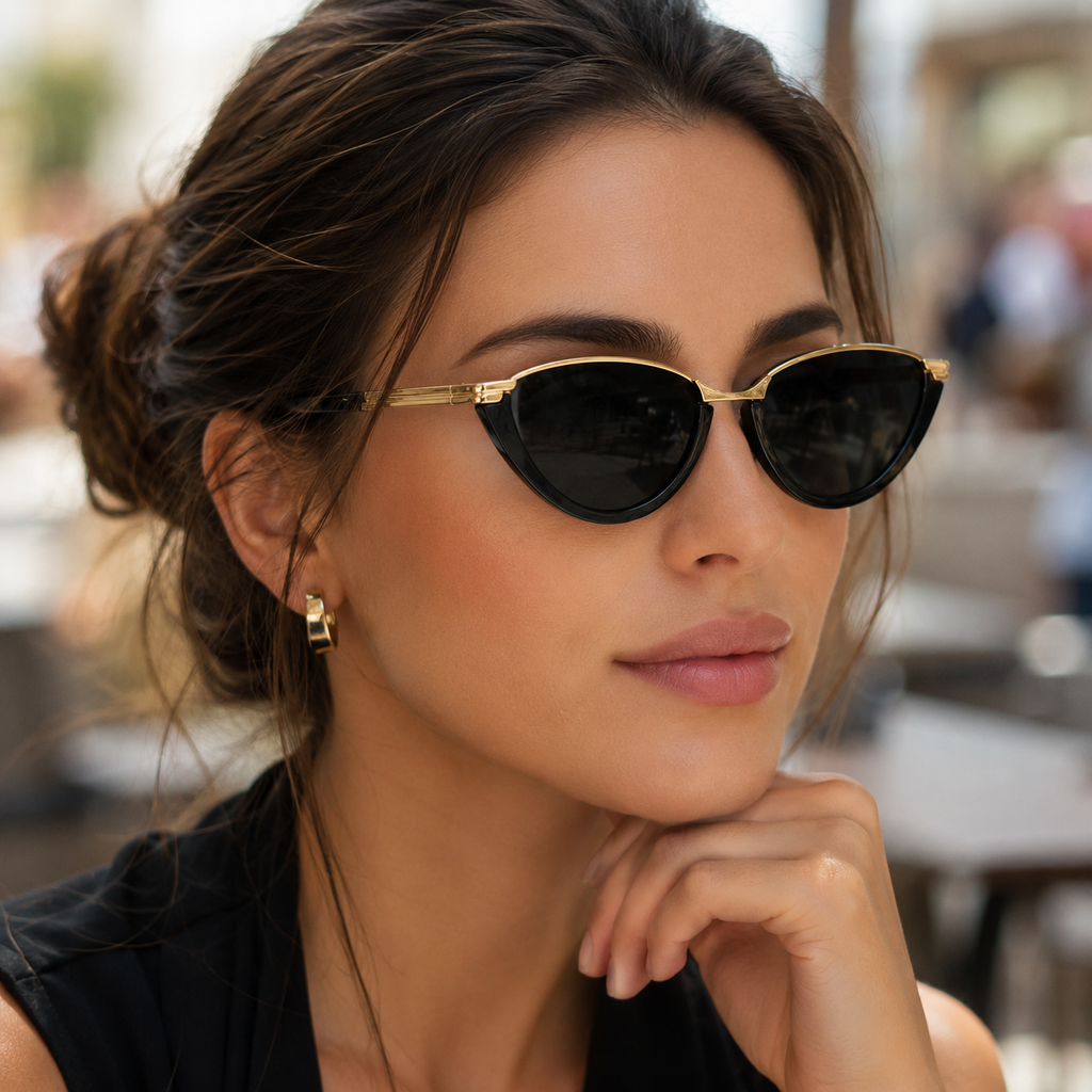 Retro Cat Eye UV400 Sunglasses