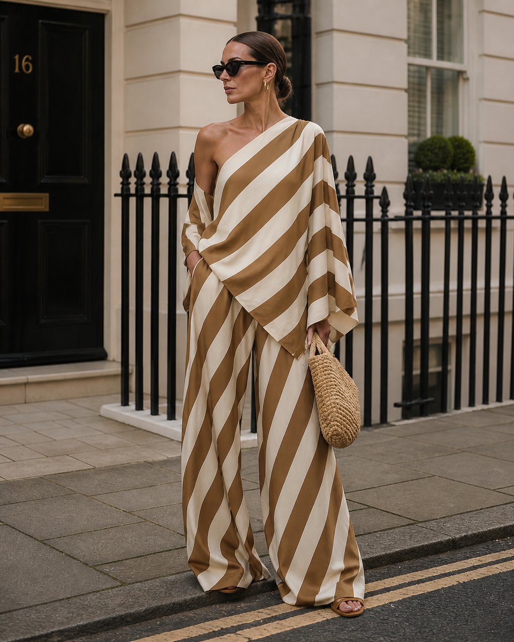 Franni Luxe Striped Set