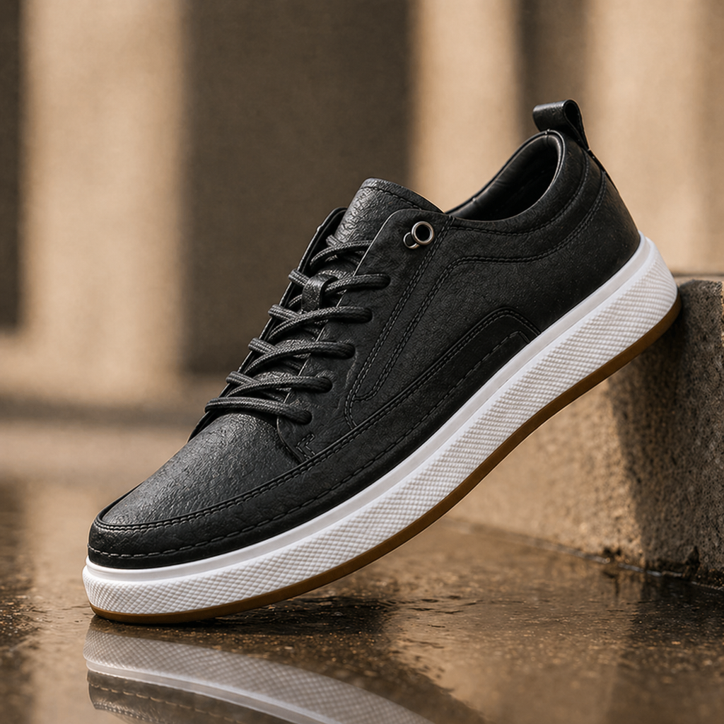 Leather Casual Oxford Sneakers