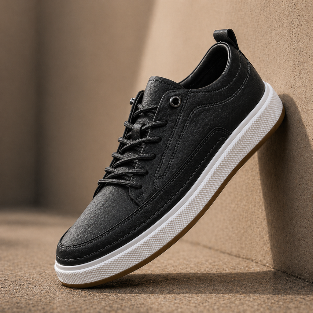 Leather Casual Oxford Sneakers