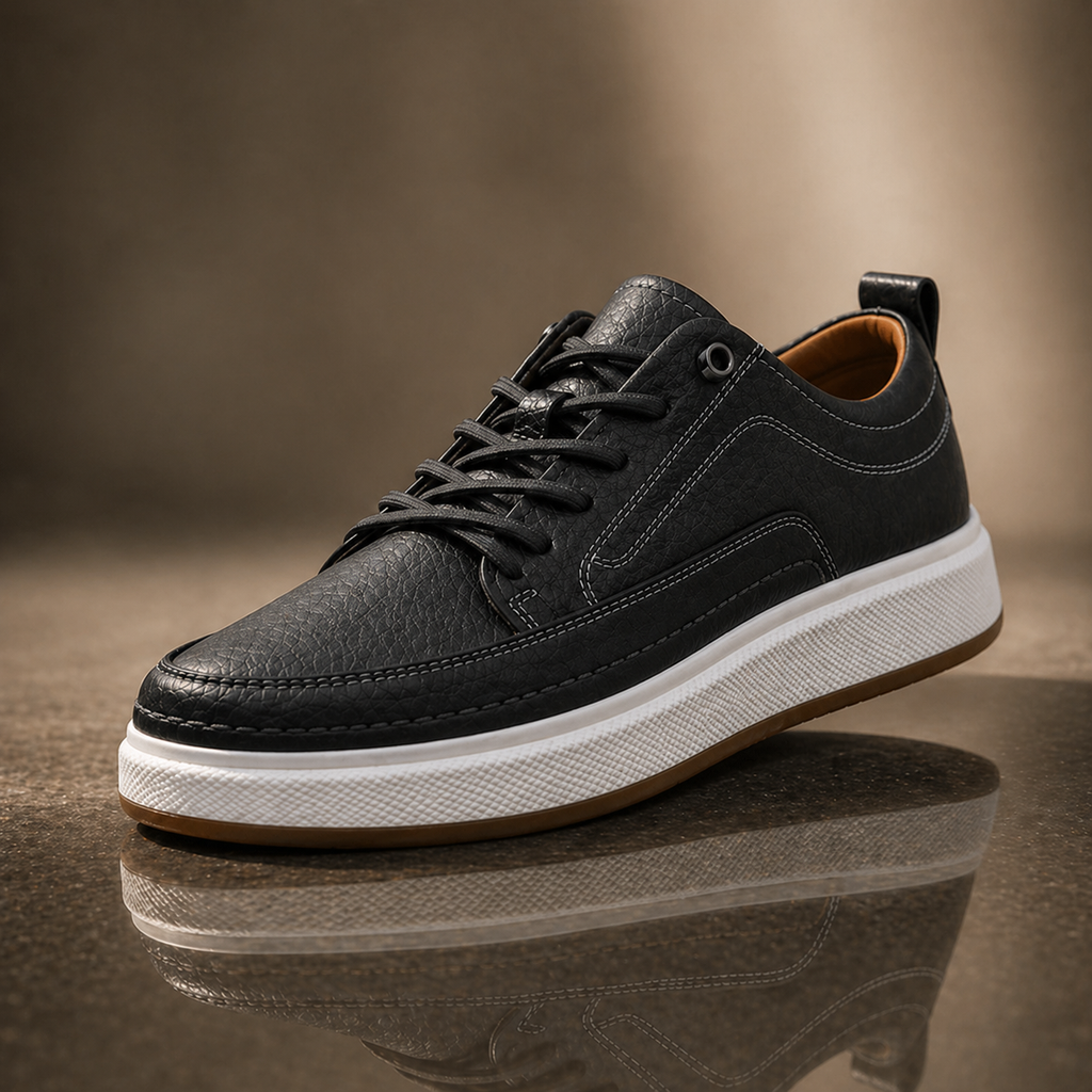 Leather Casual Oxford Sneakers