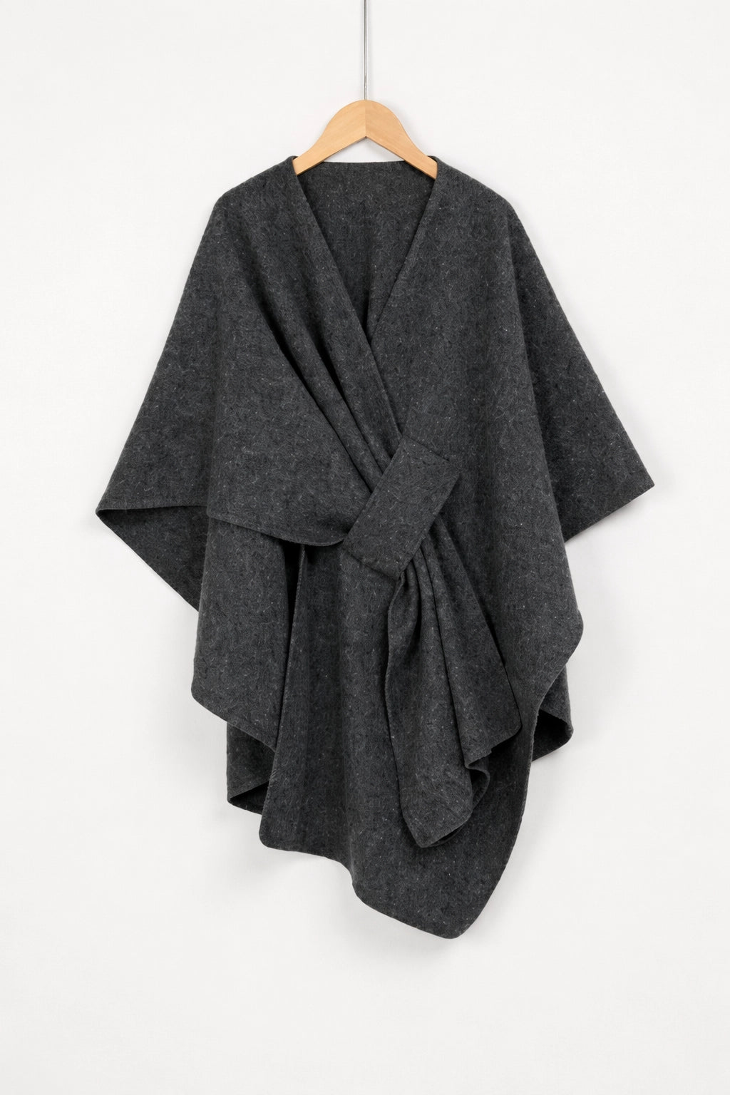 Elegant Knit Shawl Cape