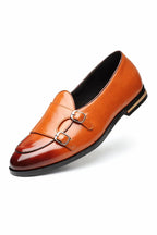 Double Monk Loafer Shoes