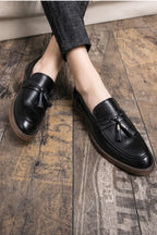 Milano Fringe Pointed Moccasins