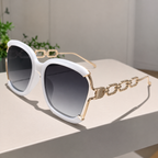 Pearl Chain Gradient Sunglasses