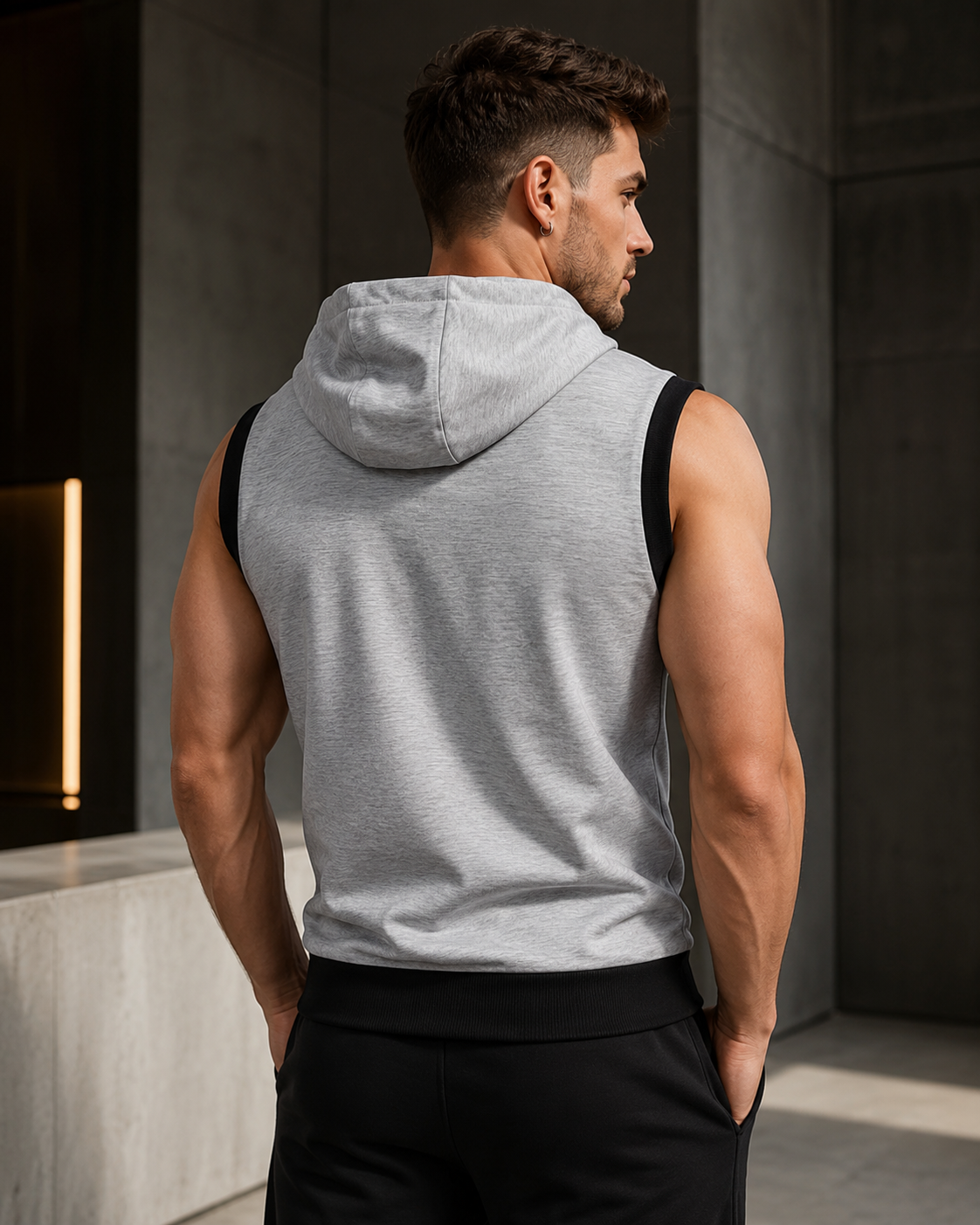 Casual Sleeveless V-Neck Pullover