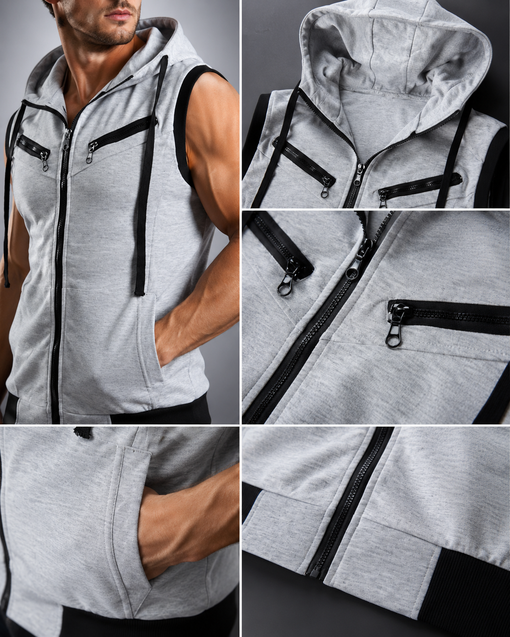 Casual Sleeveless V-Neck Pullover
