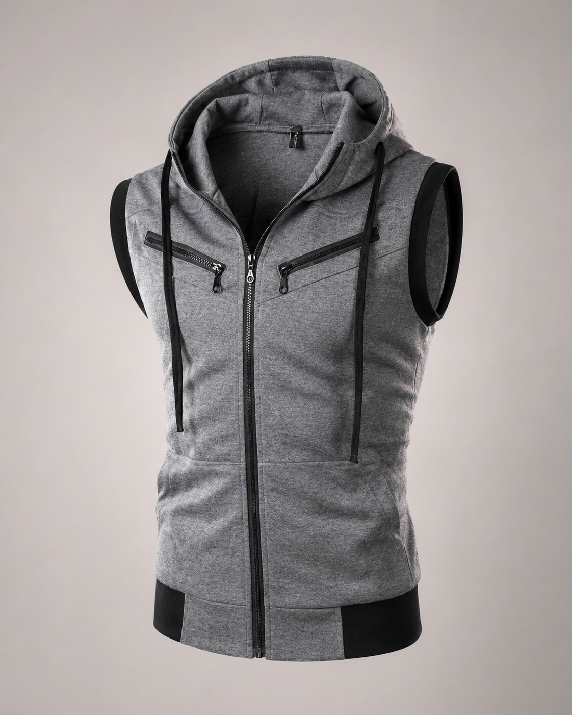 Casual Sleeveless V-Neck Pullover