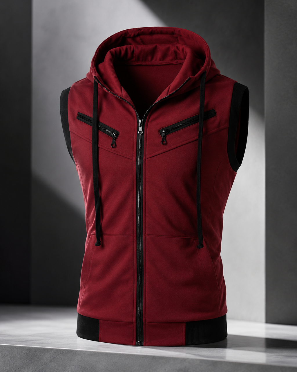 Casual Sleeveless V-Neck Pullover