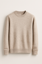 Cashmere O Neck Sweater