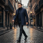 Stand Collar Woollen Coat