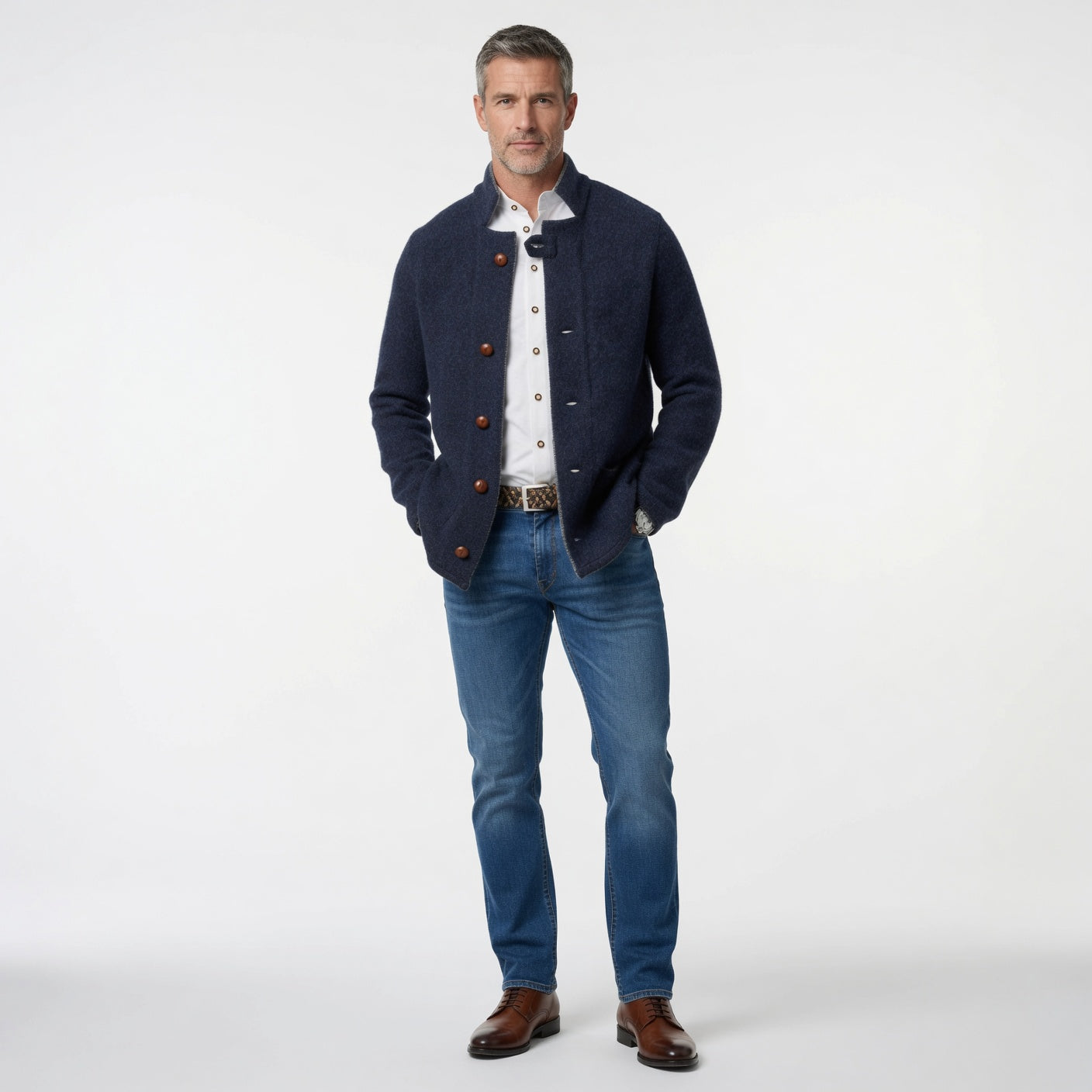Classic Mid-Length Trench Coat