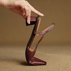 Elegant Pointed Toe Mid Heel