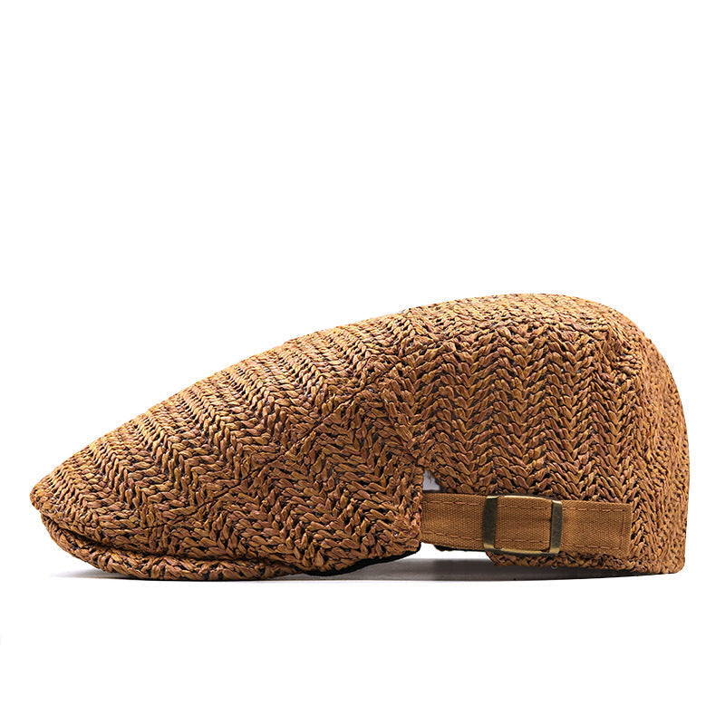 Adjustable Flat Newsboy Cap