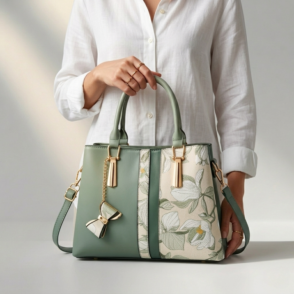 The Jardin Leather Handbag