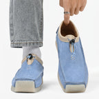 Square Leather Slip-On Loafers