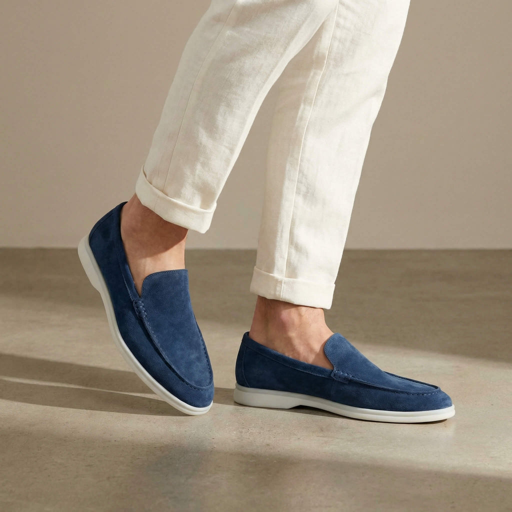 Premium Suede Slip-On Loafers