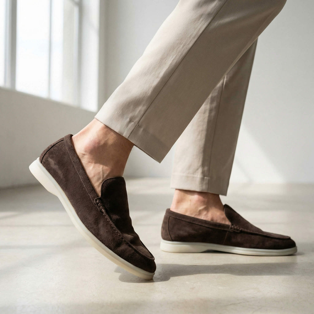 Premium Suede Slip-On Loafers