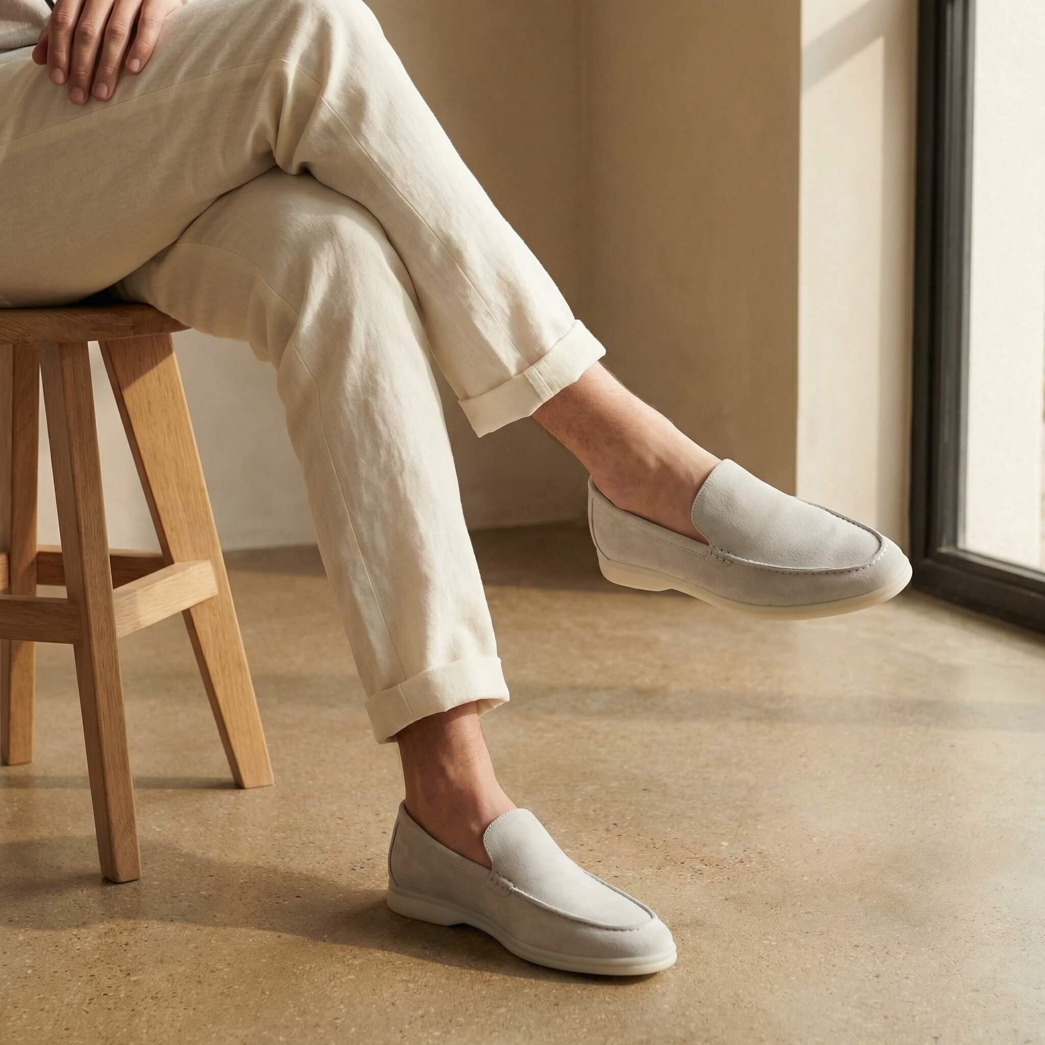 Premium Suede Slip-On Loafers