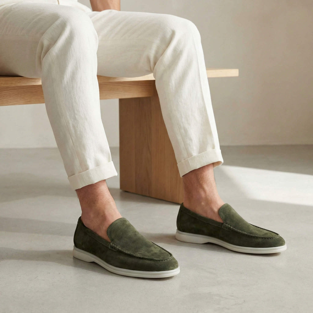Premium Suede Slip-On Loafers