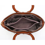 Luxury Croc-Embossed Leather Bag
