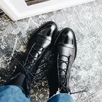 Vintage Pointed Toe Leather