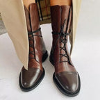 Vintage Pointed Toe Leather