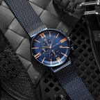 Mesh Strap Luxury Wristwatch