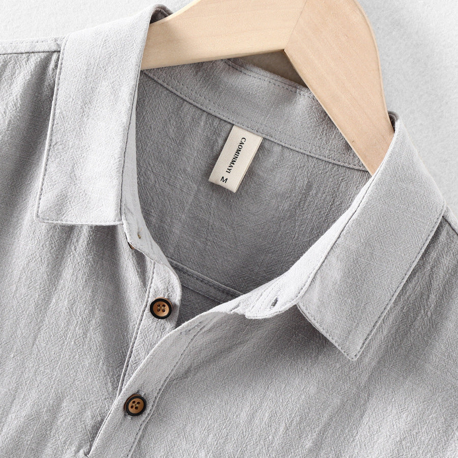 Riku Cotton Linen Polo