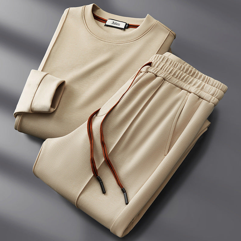 Luxury O-Neck Sweatshirt & Trousers
