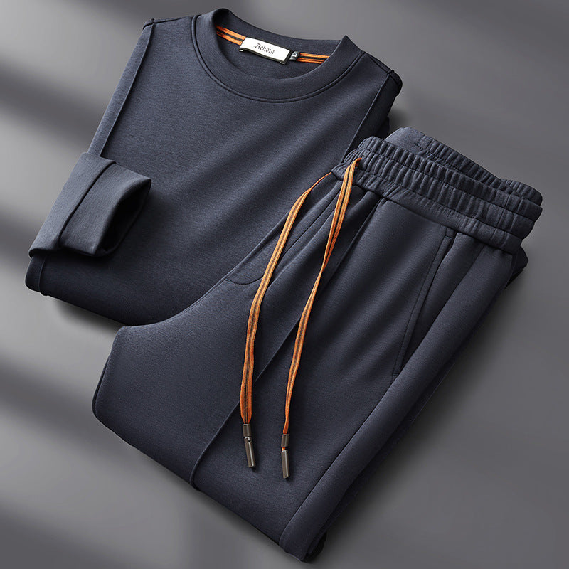 Luxury O-Neck Sweatshirt & Trousers