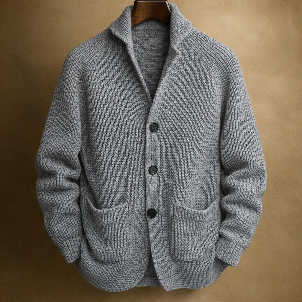 Knit Button Cardigan Sweater