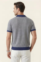 Ravino Panelled Knit Polo