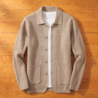 Jacquard Knit Cardigan Jacket