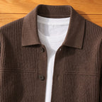 Jacquard Knit Cardigan Jacket