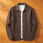 Jacquard Knit Cardigan Jacket