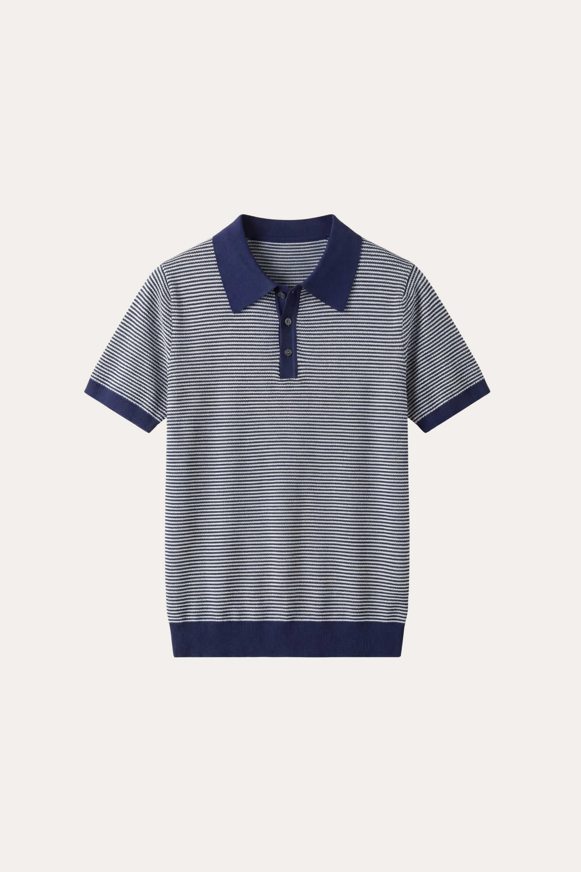 Ravino Panelled Knit Polo
