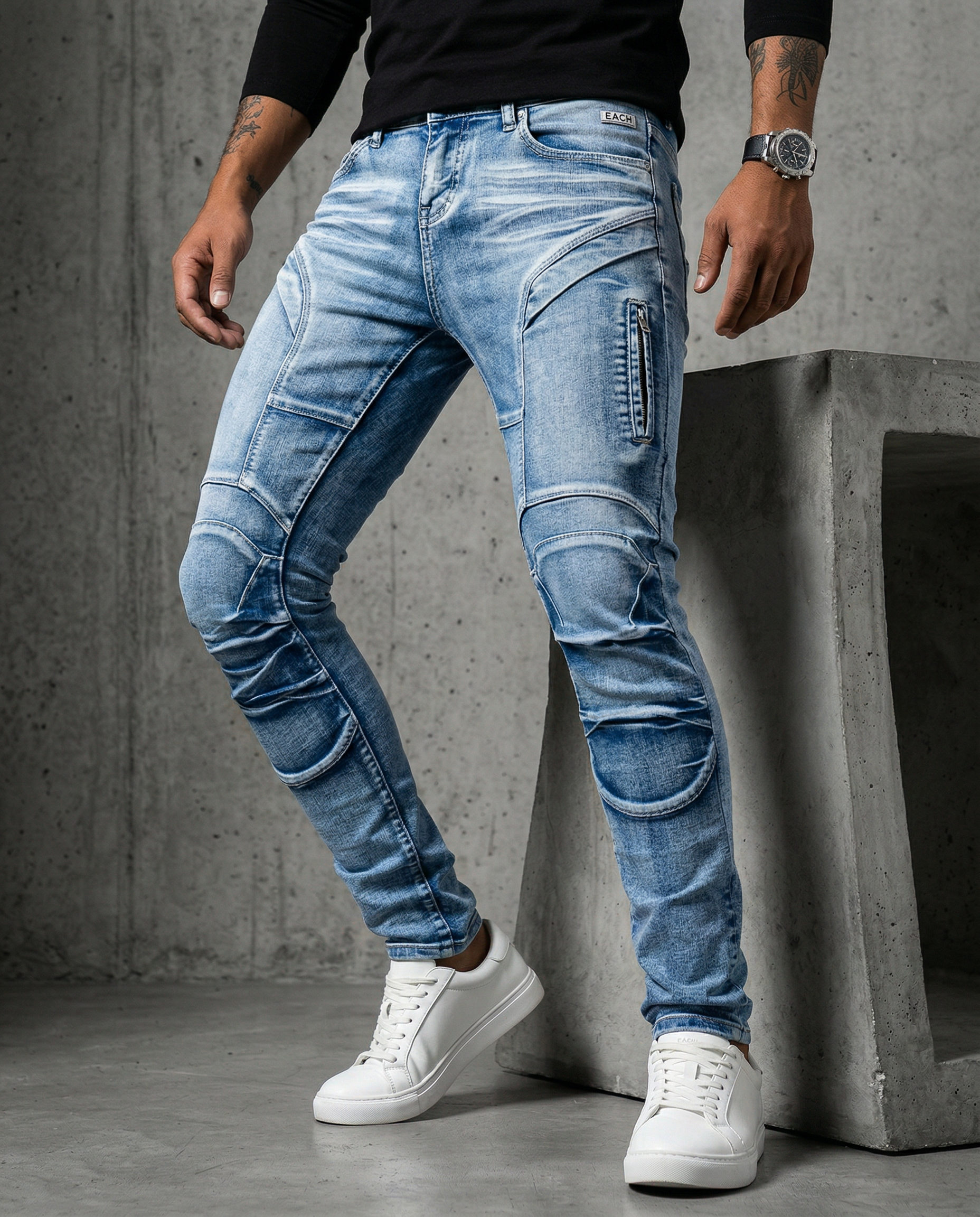 Stretch Slim Denim Pants