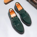 Leather British Monk Loafers