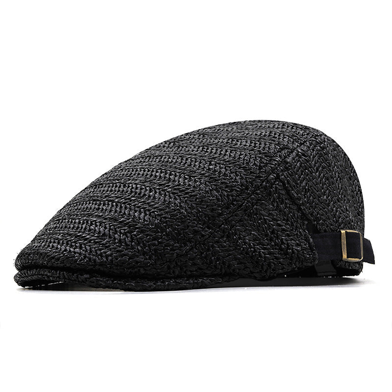 Adjustable Flat Newsboy Cap