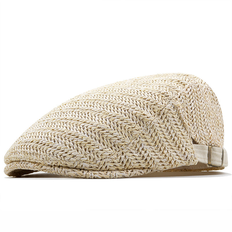 Adjustable Flat Newsboy Cap